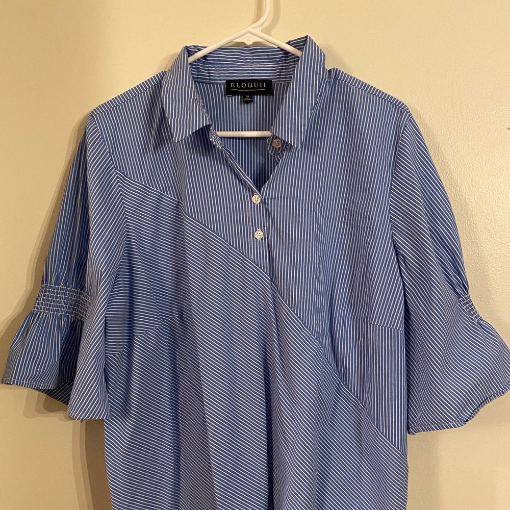 Elloquii Blouse with pinning